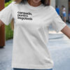 T-shirt cansada, porém esgotada - samba