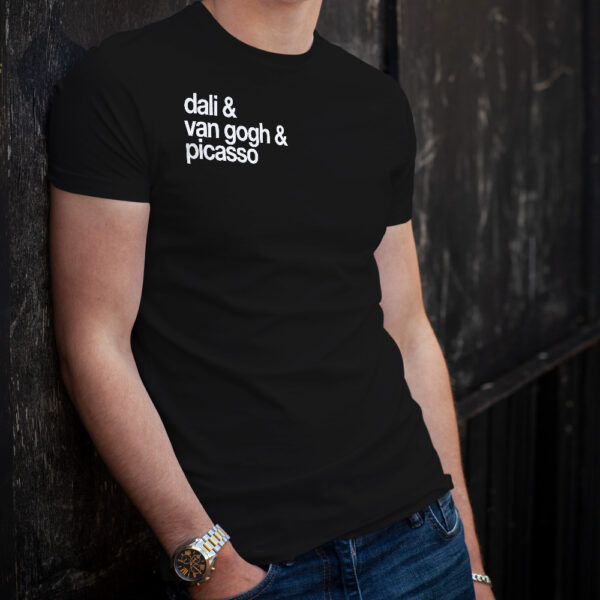 T-shirt dali & van gogh & picasso - samba
