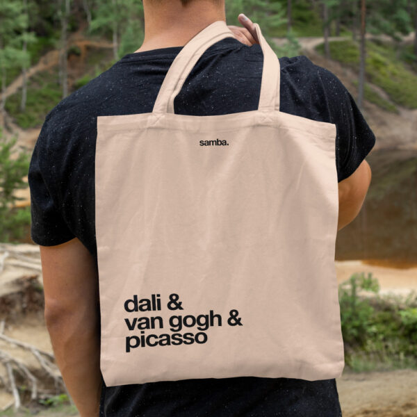 Tote Bag dali & van gogh & picasso - samba